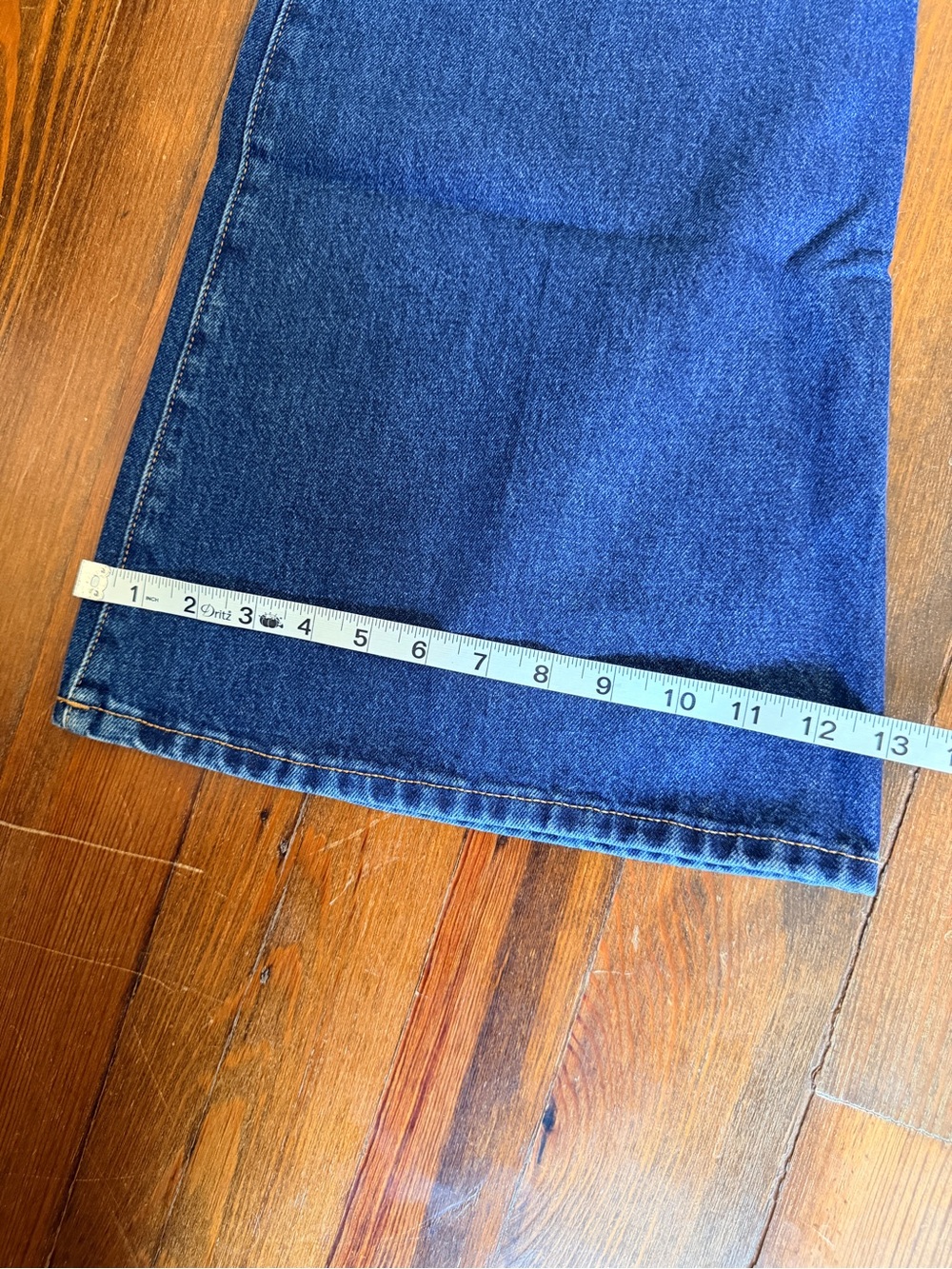 NWT Wrangler Wanderer Flare Bell Bottom Jeans - Size 29 / 34L - 100% Cotton - Picture 11 of 13